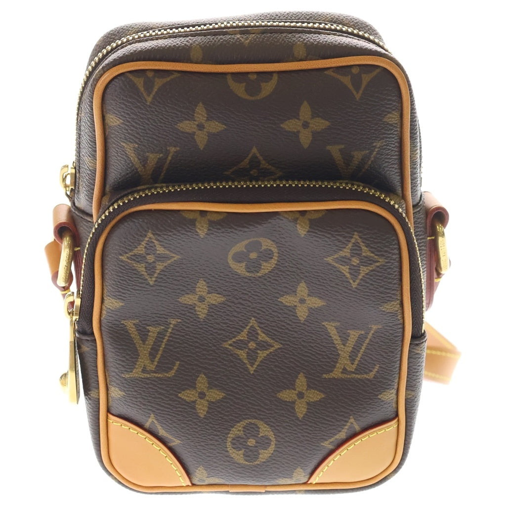 LOUIS VUITTON(ルイヴィトン) アマゾン モノグラムアーカイヴ PVC レザー ショルダーバッグ ブラウン M14014 レディース