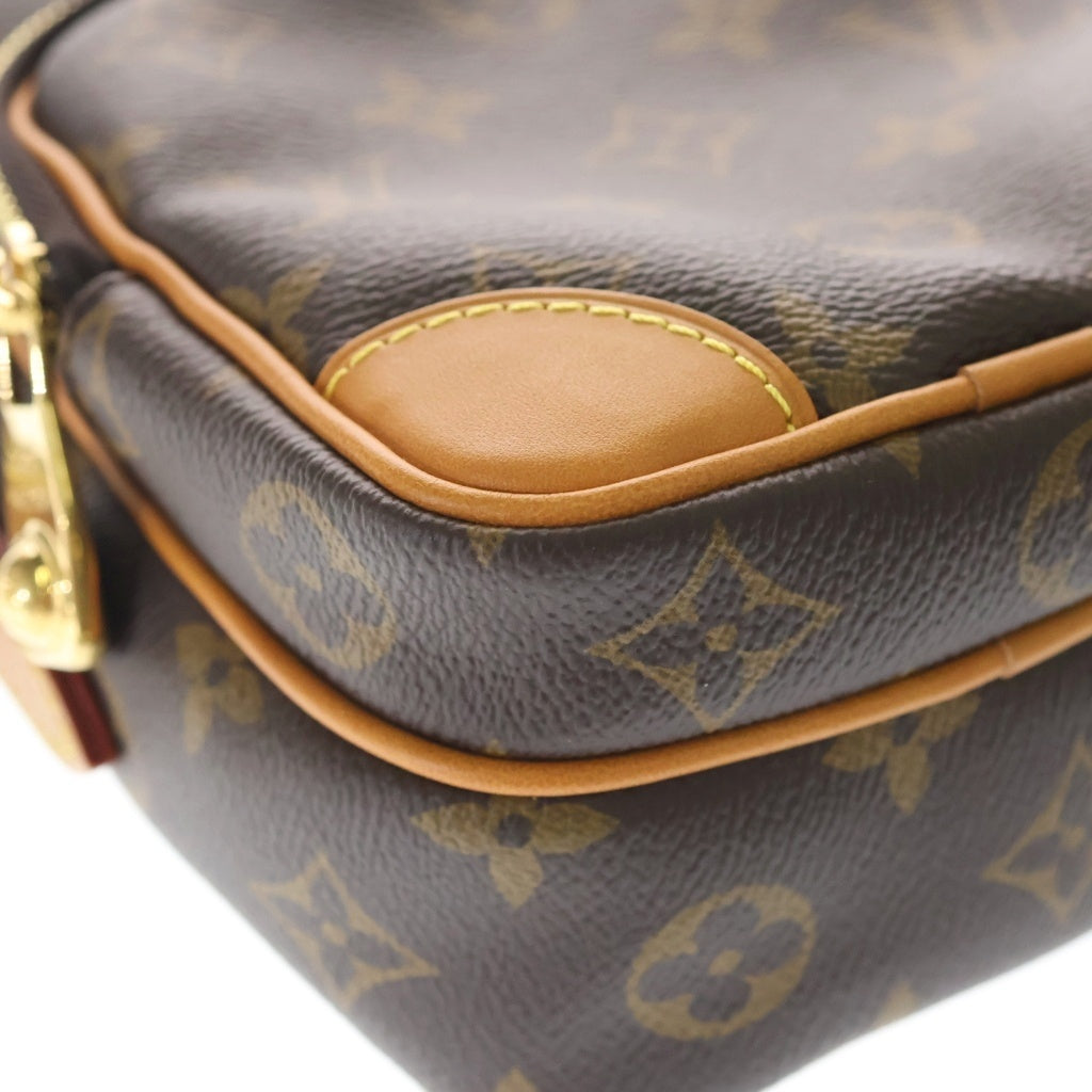 LOUIS VUITTON(ルイヴィトン) アマゾン モノグラムアーカイヴ PVC レザー ショルダーバッグ ブラウン M14014 レディース