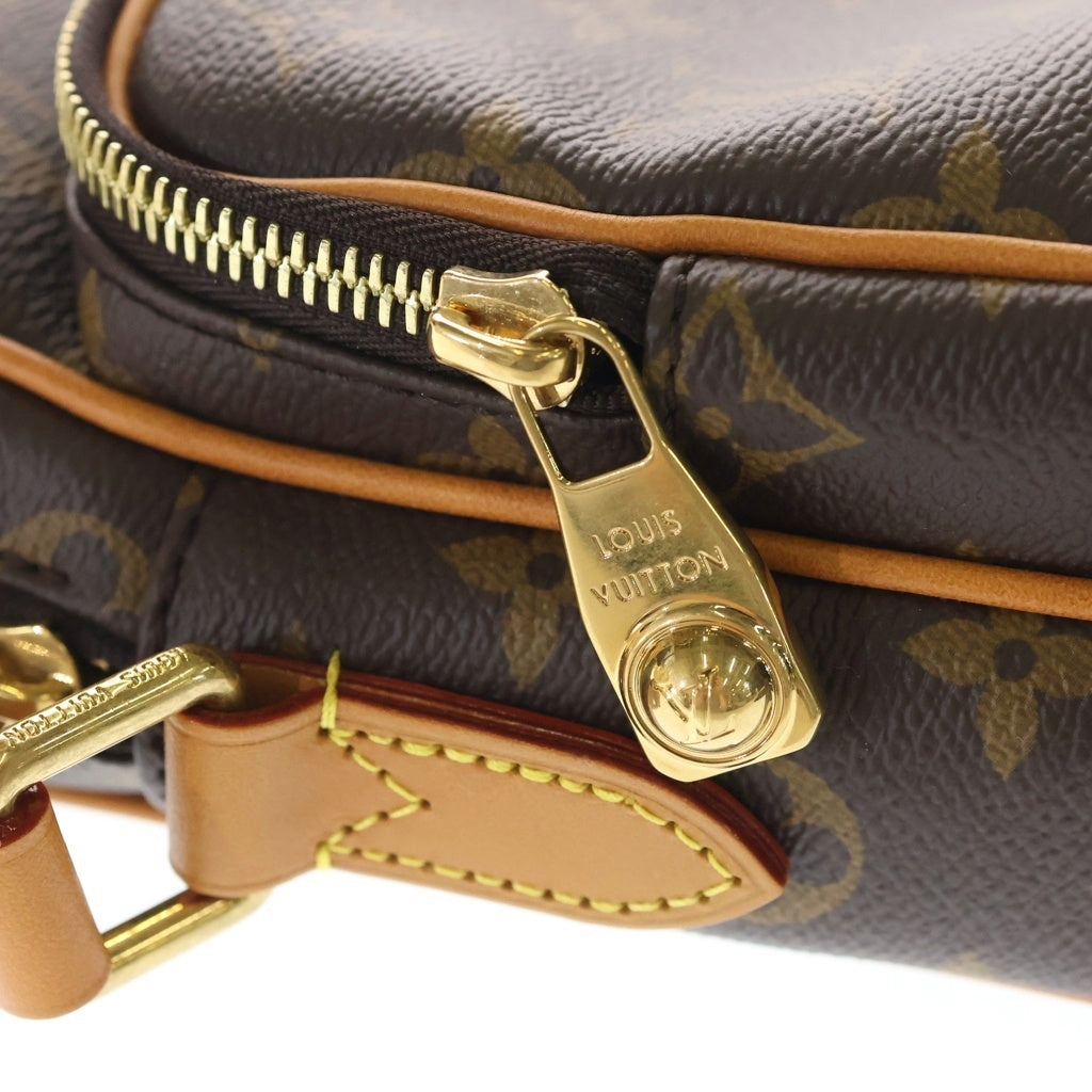 LOUIS VUITTON(ルイヴィトン) アマゾン モノグラムアーカイヴ PVC レザー ショルダーバッグ ブラウン M14014 レディース