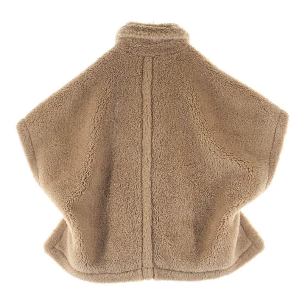 Max Mara(マックスマーラ) テディベア ケープ ボアジャケット ブラウンベージュ 473604136 レディース