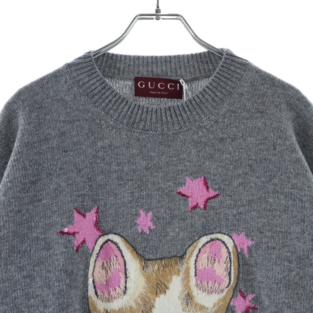 GUCCI(グッチ) 25 AW×ヒグチユウコ 日本限定 デザインウールニット 864156 レディース