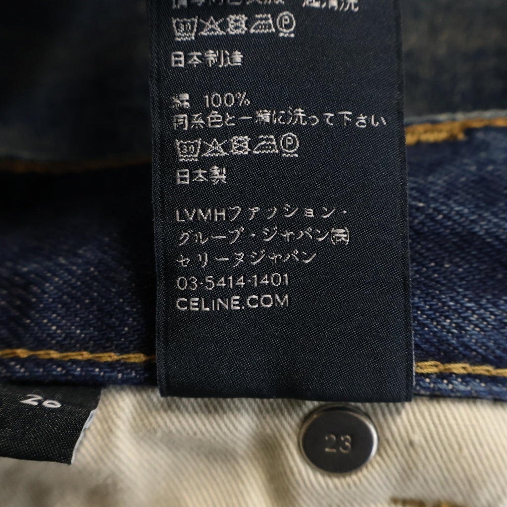 CELINE(セリーヌ) 23AW ダークユニオンウォッシュ デニム ストレートデニムパンツ N42A 365M 07DU レディース