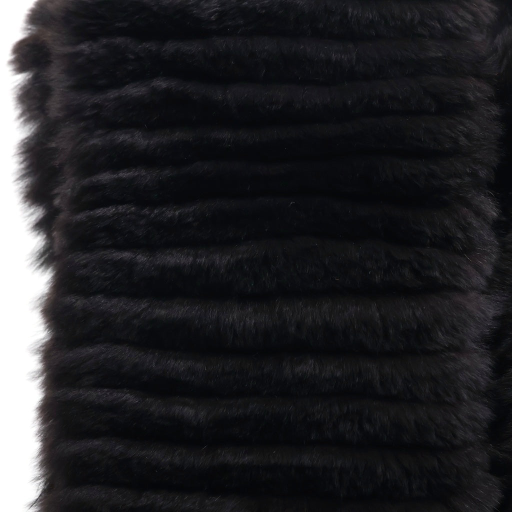 CHANEL(シャネル) CCココマーク オリラグファーマフラー ブラック レディース