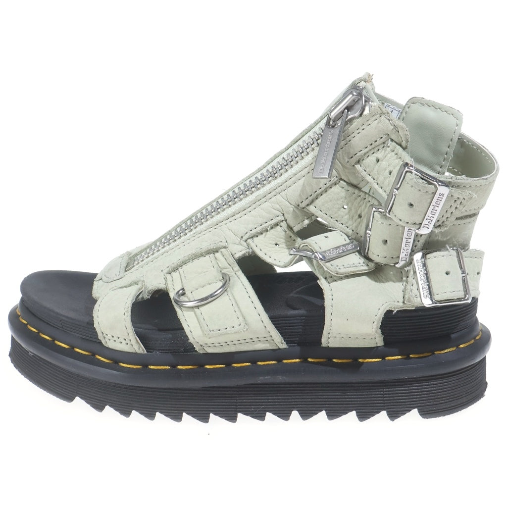 Dr.Martens(ドクターマーチン) OLSON レザーサンダル ライトグリーン レディース