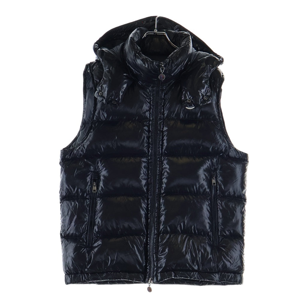 MONCLER(モンクレール) 21AW BORMES GILET ボルムジレ ロゴワッペン ダウンベスト ブラック G20911A00152