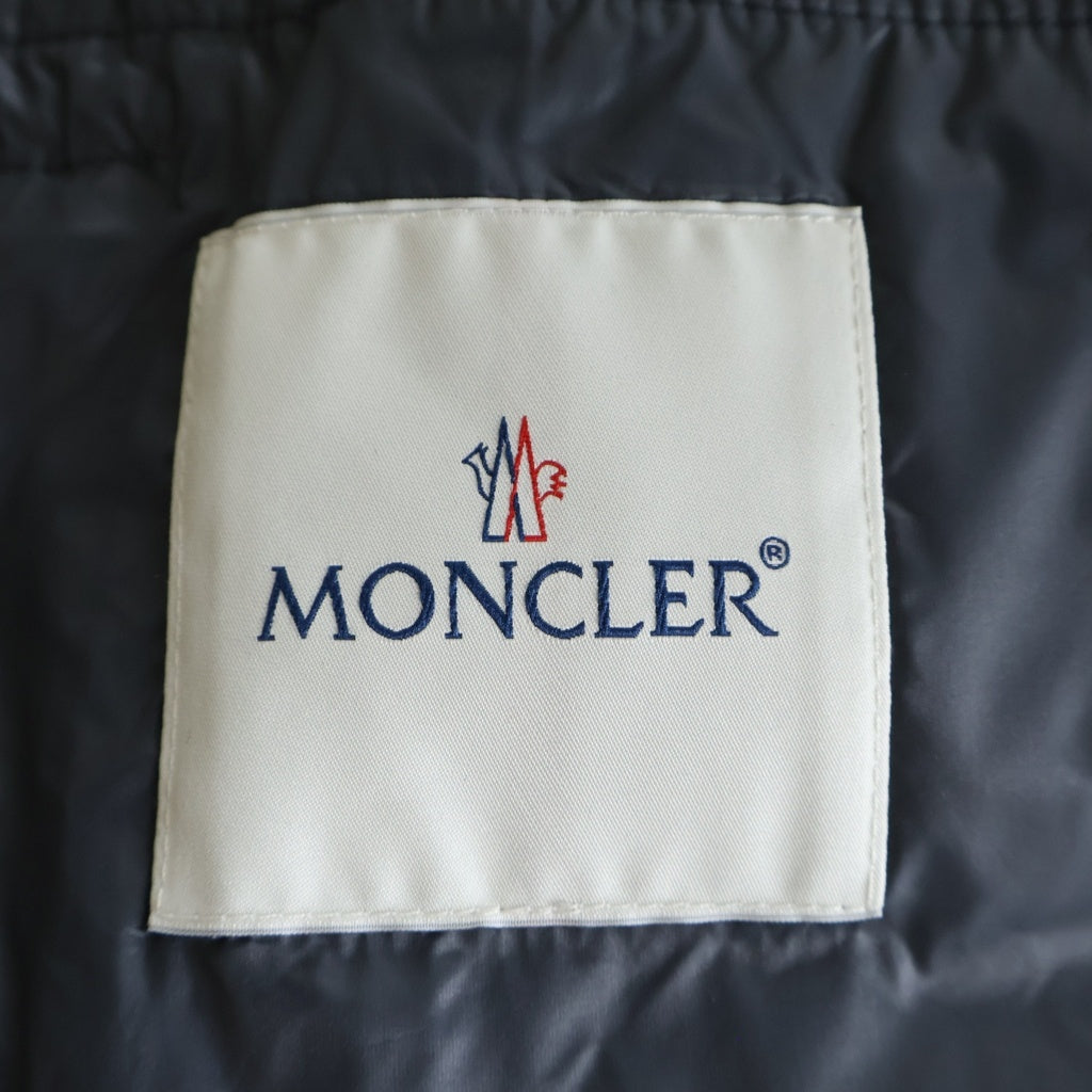 MONCLER(モンクレール) 21AW BORMES GILET ボルムジレ ロゴワッペン ダウンベスト ブラック G20911A00152
