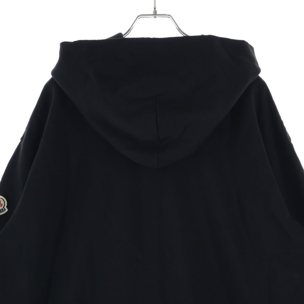 MONCLER(モンクレール) 22AW ダックモチーフ プルオーバーパーカー フーディー ロゴ コットン ブラック H20918G00038