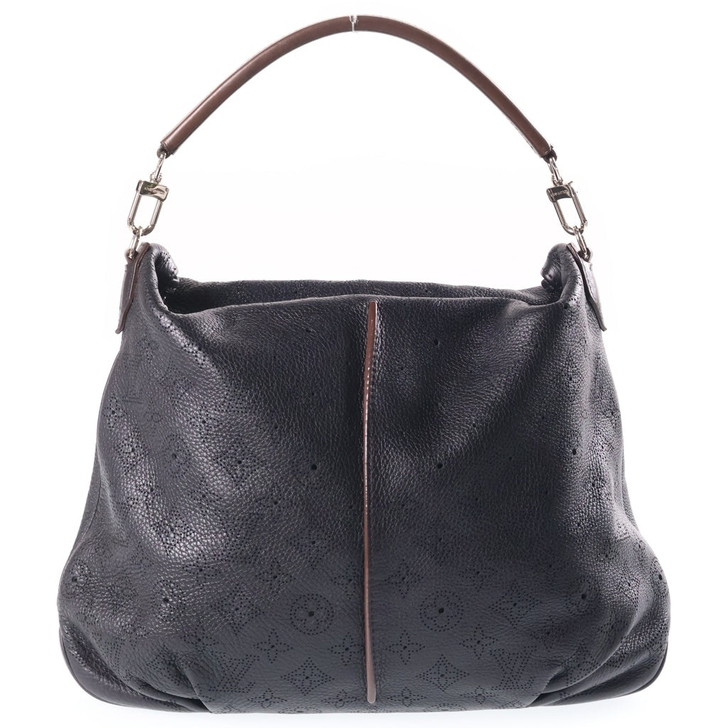 LOUIS VUITTON(ルイヴィトン) マヒナ セレネPM モノグラム パンチングレザー 2WAY ショルダーバッグ シルバー金具 ブラック M94314