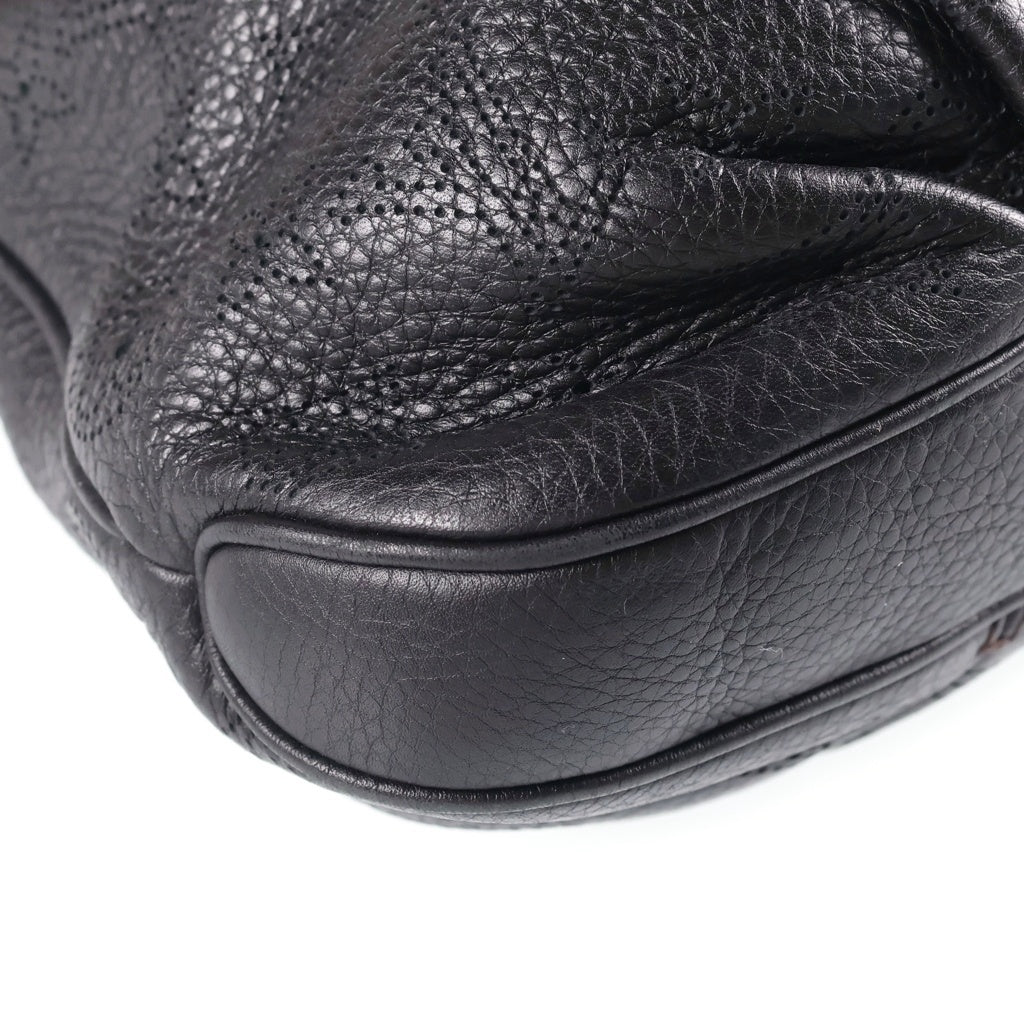 LOUIS VUITTON(ルイヴィトン) マヒナ セレネPM モノグラム パンチングレザー 2WAY ショルダーバッグ シルバー金具 ブラック M94314