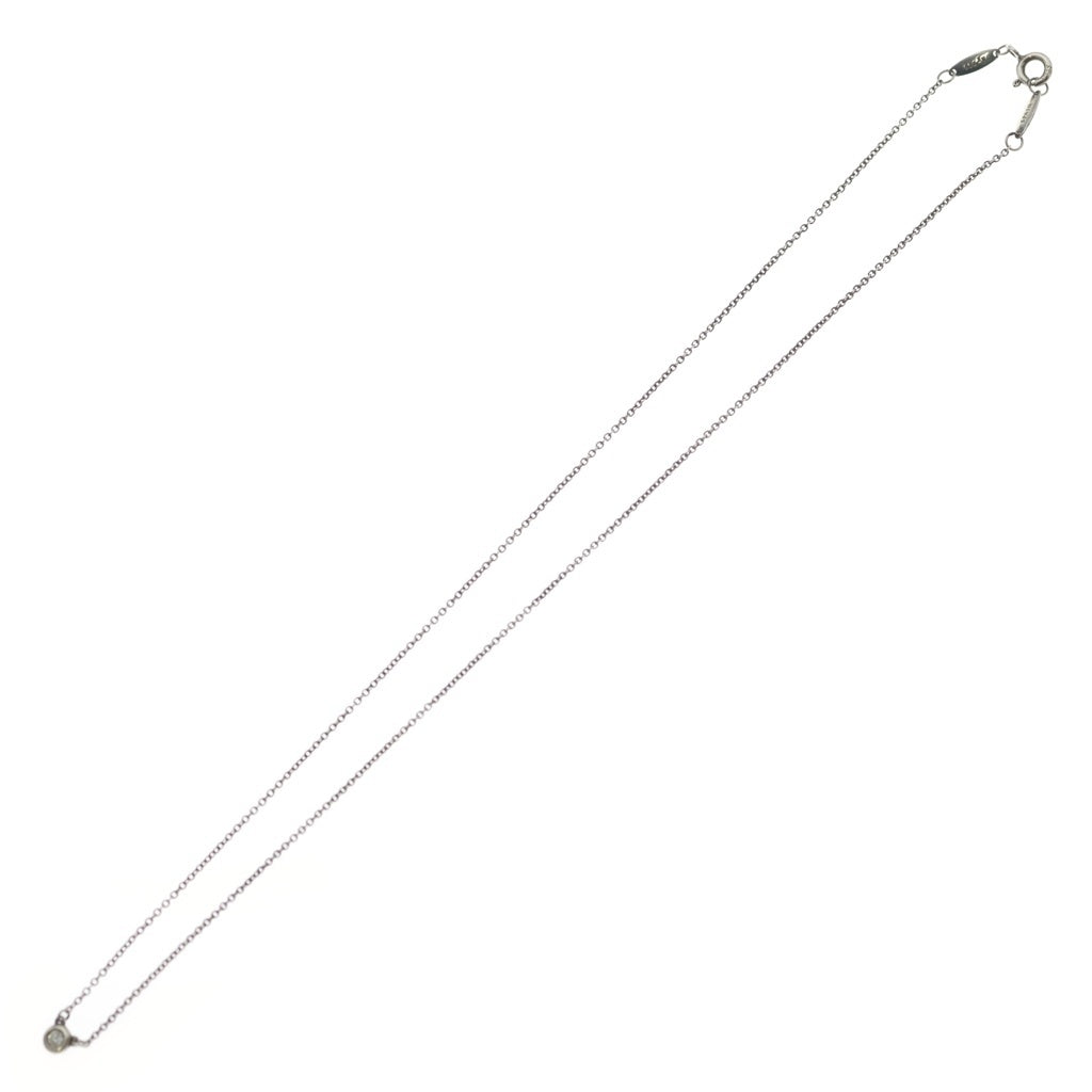 TIFFANY & Co.(ティファニー) バイザヤード 1P ダイヤモンド ネックレス ペンダント Ag925 シルバー レディース