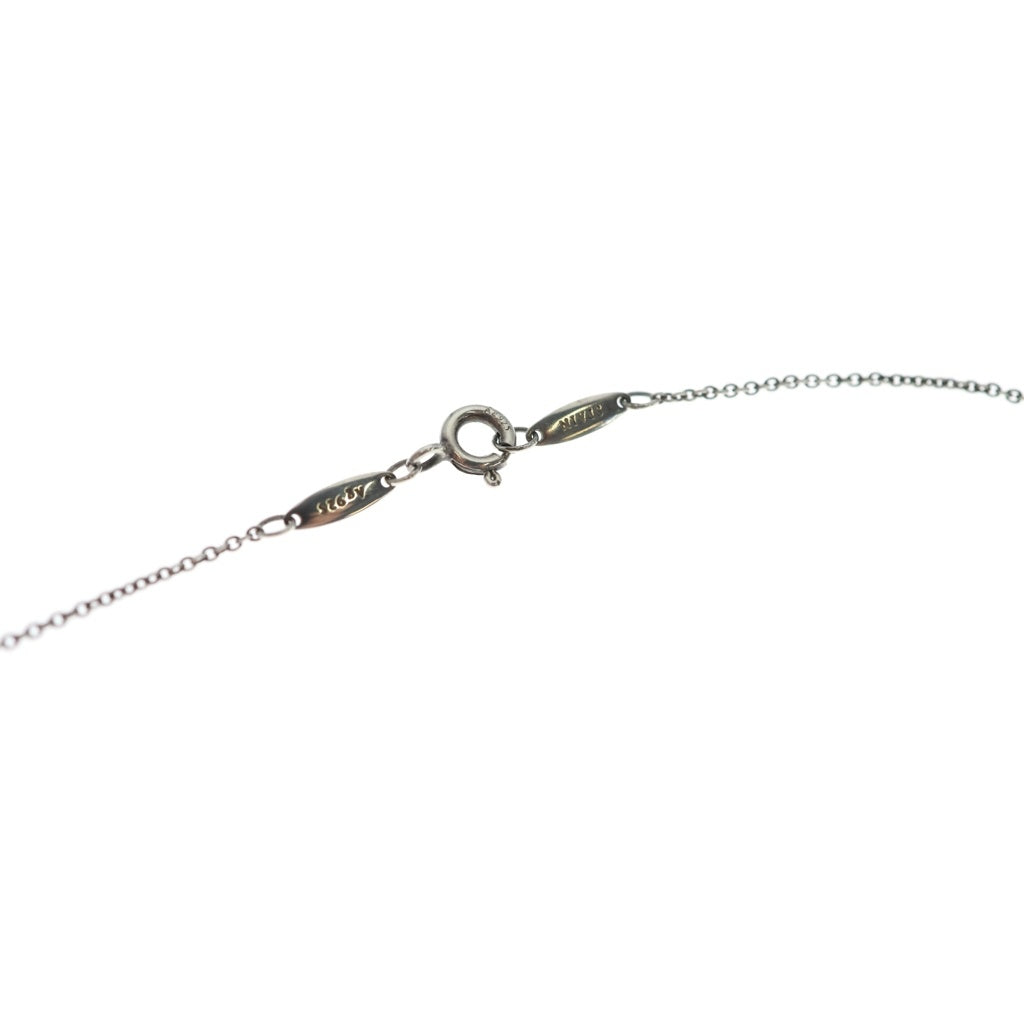 TIFFANY & Co.(ティファニー) バイザヤード 1P ダイヤモンド ネックレス ペンダント Ag925 シルバー レディース