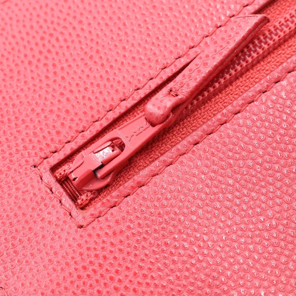 CHANEL(シャネル) ココマーク マトラッセ キャビアスキン ゴールド金具 チェーンウォレット ショルダーバッグ 長財布 ピンク