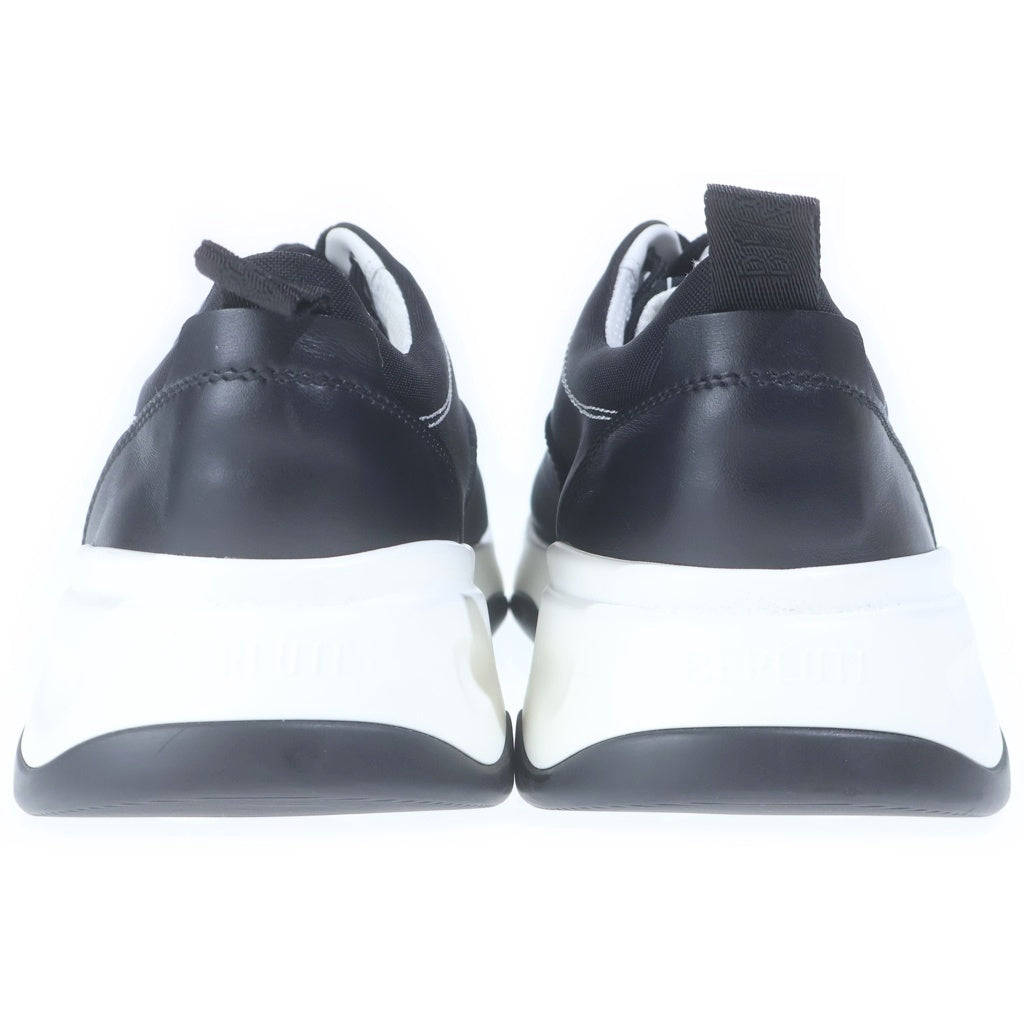 Berluti(ベルルッティ) Shadow シャドウ カリグラフィ ファブリック レザー ローカットスニーカー シューズ #10 ブラック