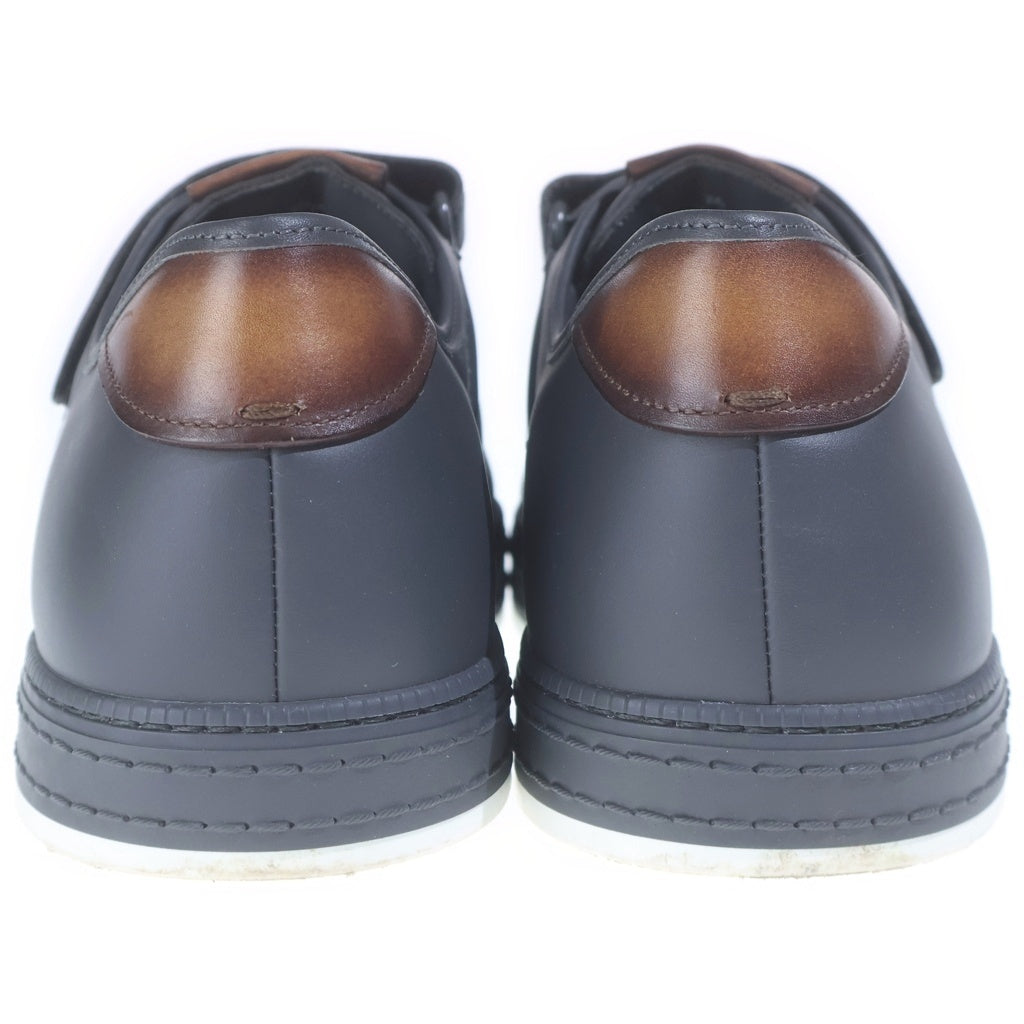 Berluti(ベルルッティ) ローカットスニーカー マジックテープ レザー グレー