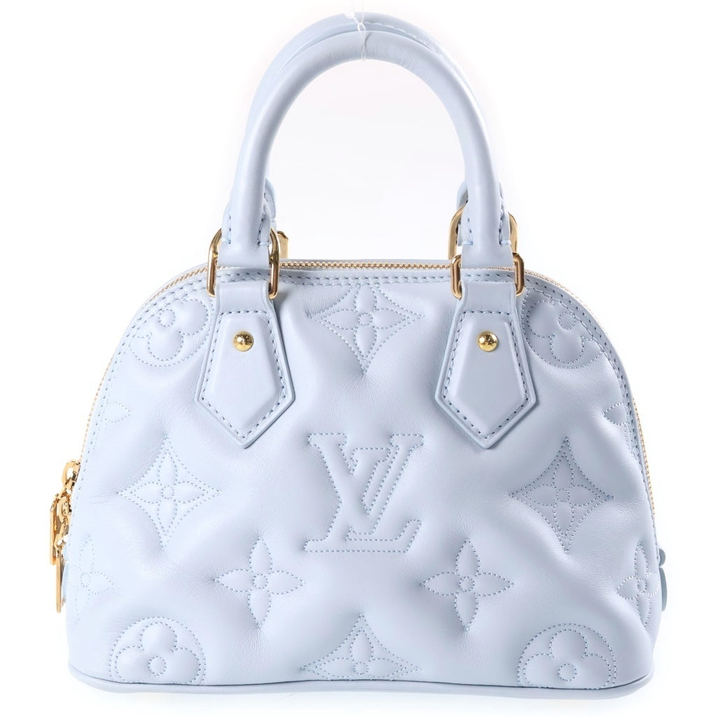 LOUIS VUITTON(ルイヴィトン) バブルグラム アルマ ソフトBB 2WAYバッグ レザー ブルーグラシエール ライトブルー M59822 レディース