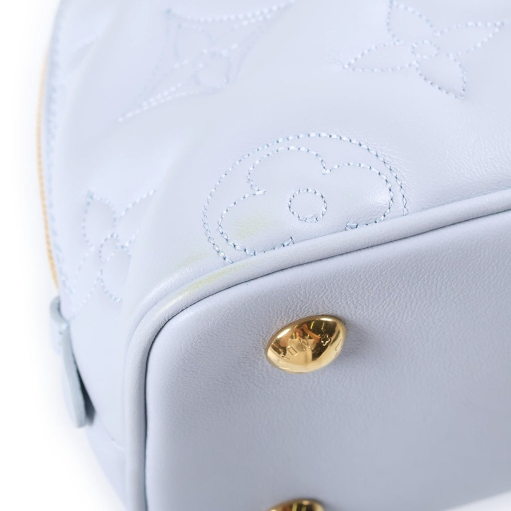 LOUIS VUITTON(ルイヴィトン) バブルグラム アルマ ソフトBB 2WAYバッグ レザー ブルーグラシエール ライトブルー M59822 レディース