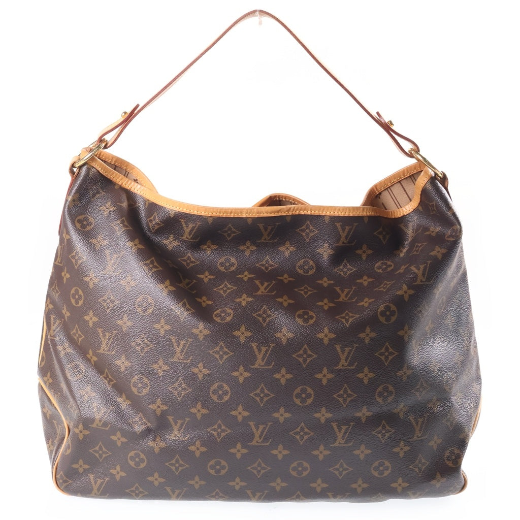 LOUIS VUITTON(ルイヴィトン) モノグラム ディライトフルGM ハンドバッグ ワンショルダーバッグ ブラウン レザー×PVC M40354 ゴールド金具 レディース