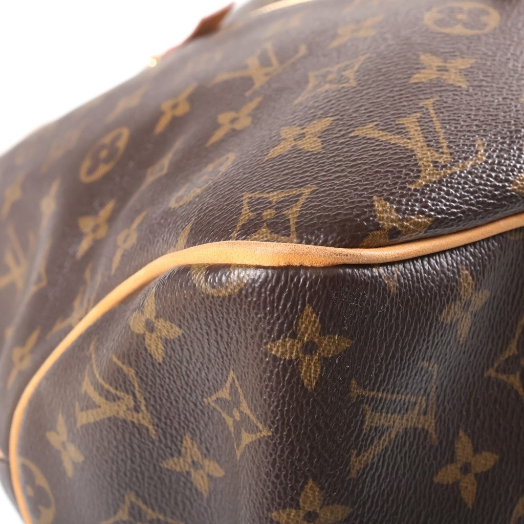 LOUIS VUITTON(ルイヴィトン) モノグラム ディライトフルGM ハンドバッグ ワンショルダーバッグ ブラウン レザー×PVC M40354 ゴールド金具 レディース
