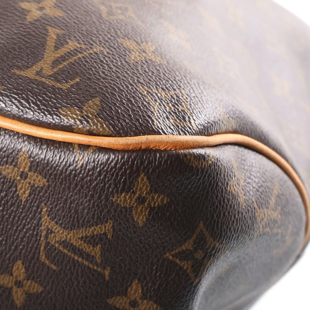 LOUIS VUITTON(ルイヴィトン) モノグラム ディライトフルGM ハンドバッグ ワンショルダーバッグ ブラウン レザー×PVC M40354 ゴールド金具 レディース