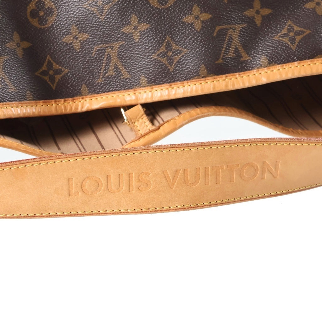 LOUIS VUITTON(ルイヴィトン) モノグラム ディライトフルGM ハンドバッグ ワンショルダーバッグ ブラウン レザー×PVC M40354 ゴールド金具 レディース