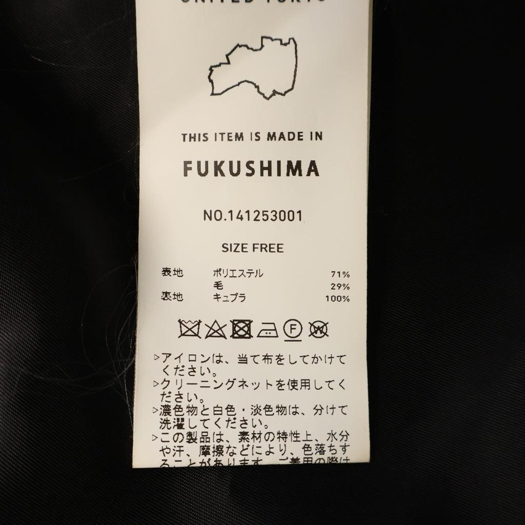 UNITED TOKYO(ユナイテッド トウキョウ) ドローコード ジャケット ブラック Freeサイズ レディース