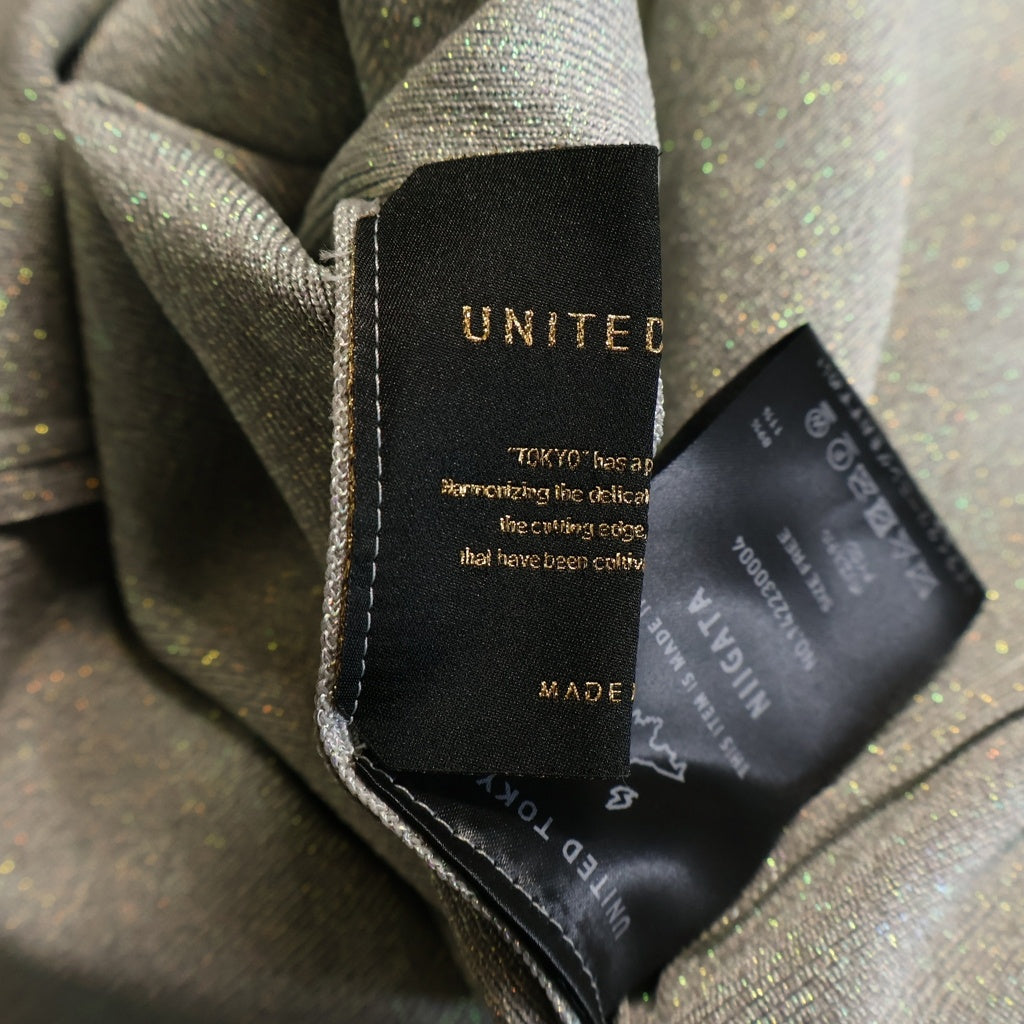 UNITED TOKYO(ユナイテッド トウキョウ) ハイネック トップス 長袖 シルバー レディース