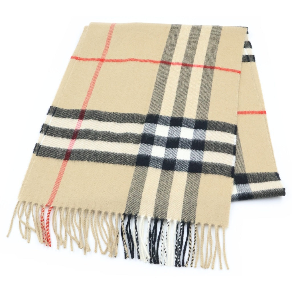 BURBERRY LONDON(バーバリーロンドン) マフラー ノバチェック カシミヤ ブラウン レディース