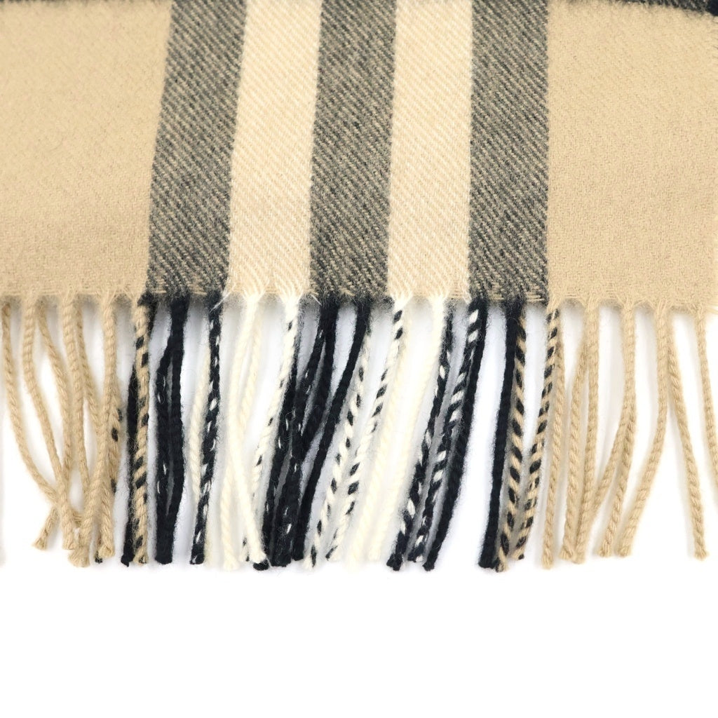 BURBERRY LONDON(バーバリーロンドン) マフラー ノバチェック カシミヤ ブラウン レディース