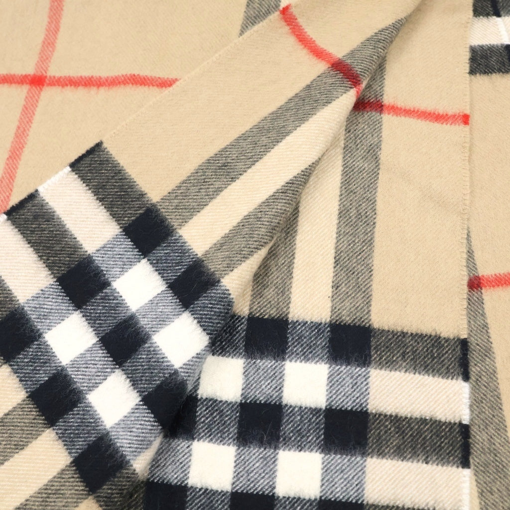 BURBERRY LONDON(バーバリーロンドン) マフラー ノバチェック カシミヤ ブラウン レディース