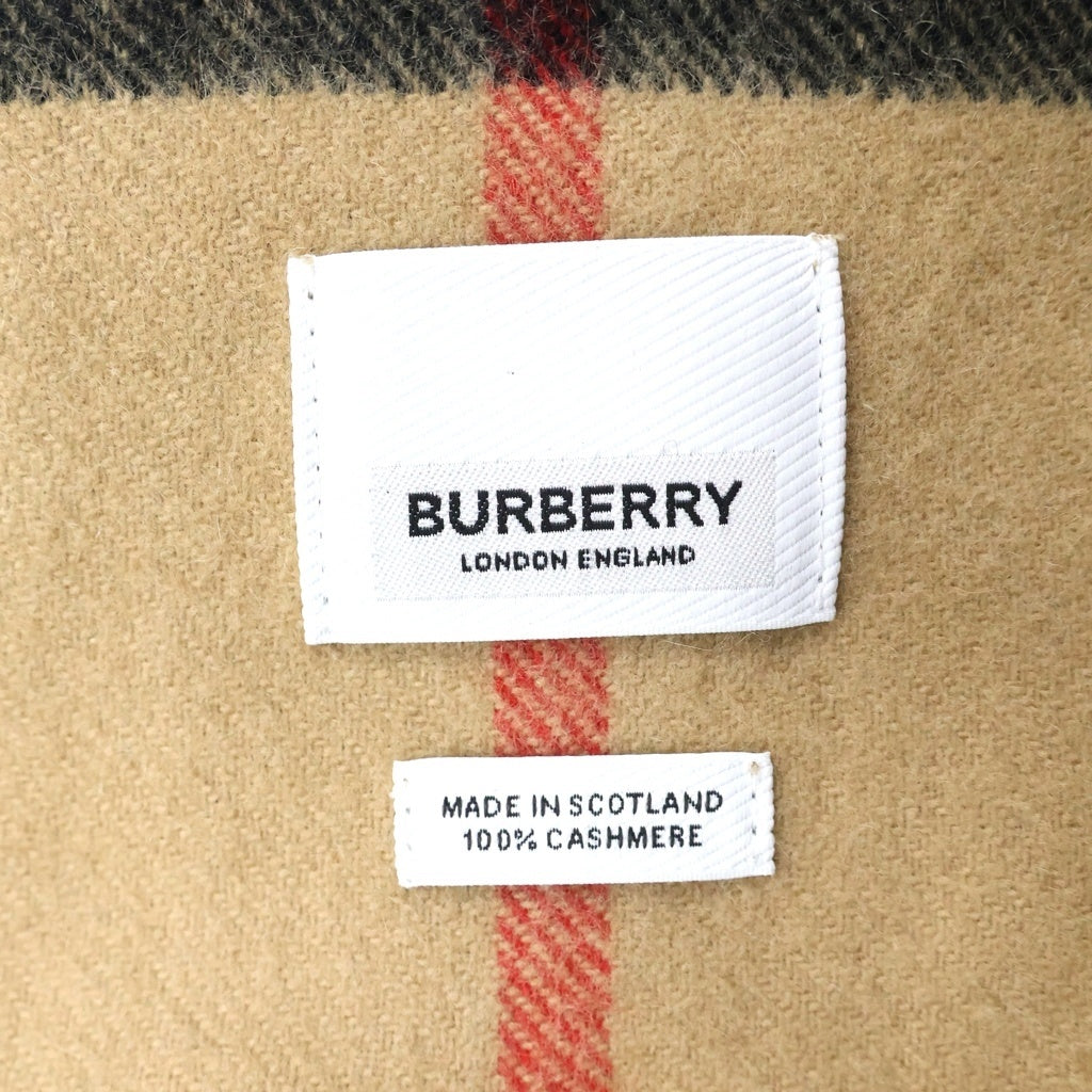BURBERRY LONDON(バーバリーロンドン) マフラー ノバチェック カシミヤ ブラウン レディース