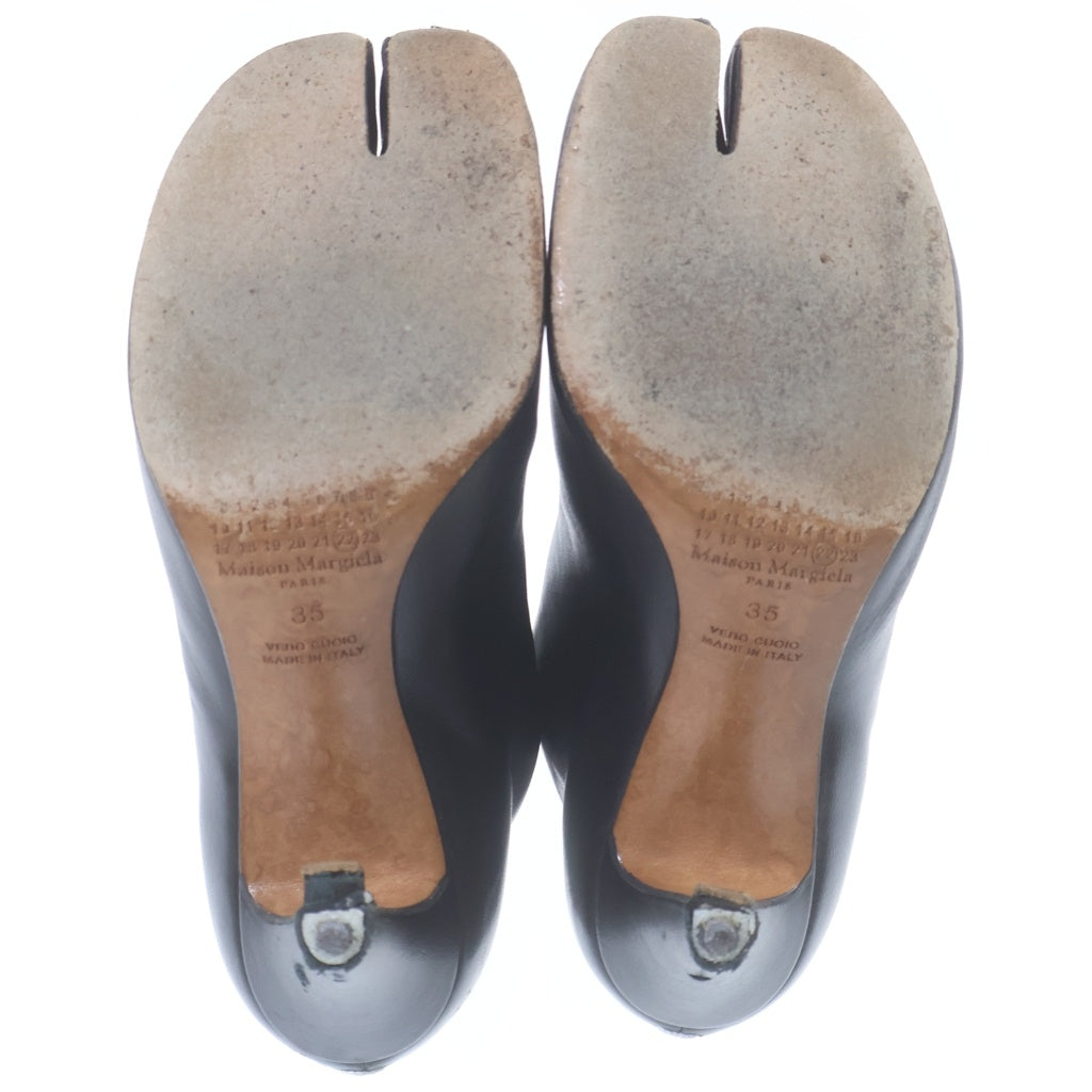 Maison Margiela(メゾンマルジェラ) 足袋ブーツ ヒール レザー ブラック 58WU0272 レディース