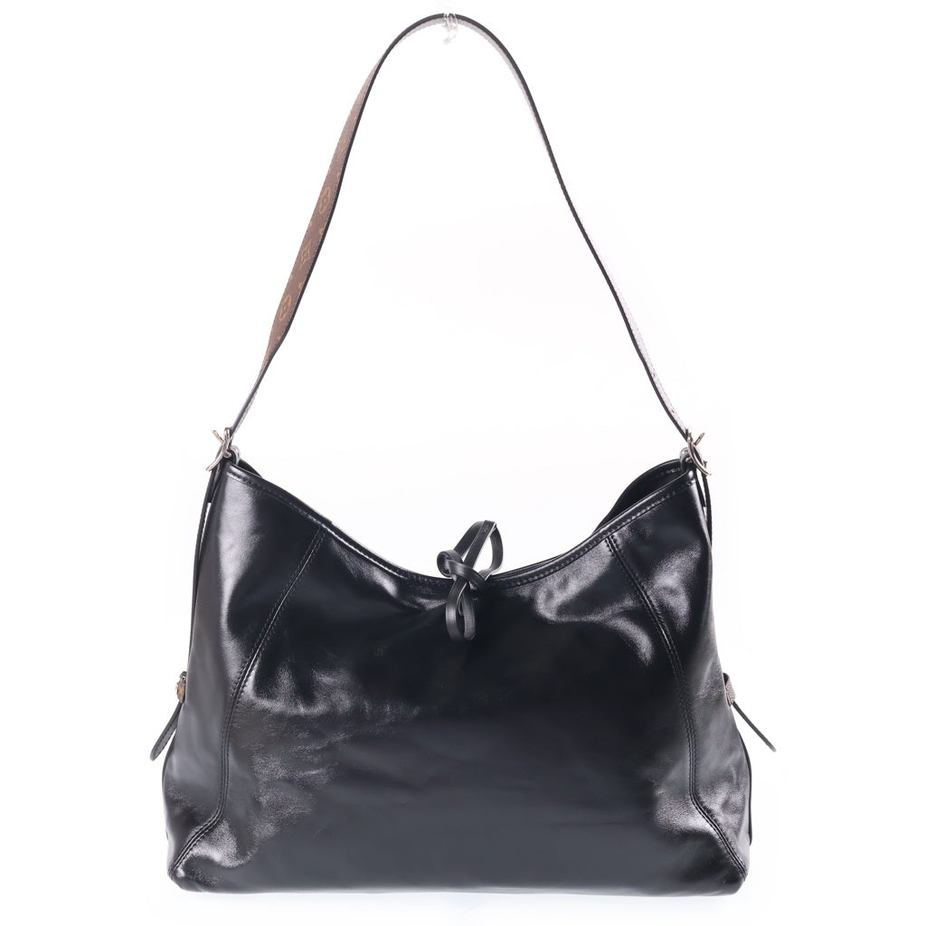 LOUIS VUITTON(ルイヴィトン) キャリーオール バイブ MM レザー ブラック M25143 レディース
