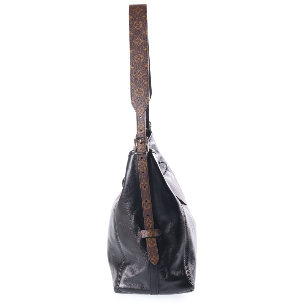 LOUIS VUITTON(ルイヴィトン) キャリーオール バイブ MM レザー ブラック M25143 レディース