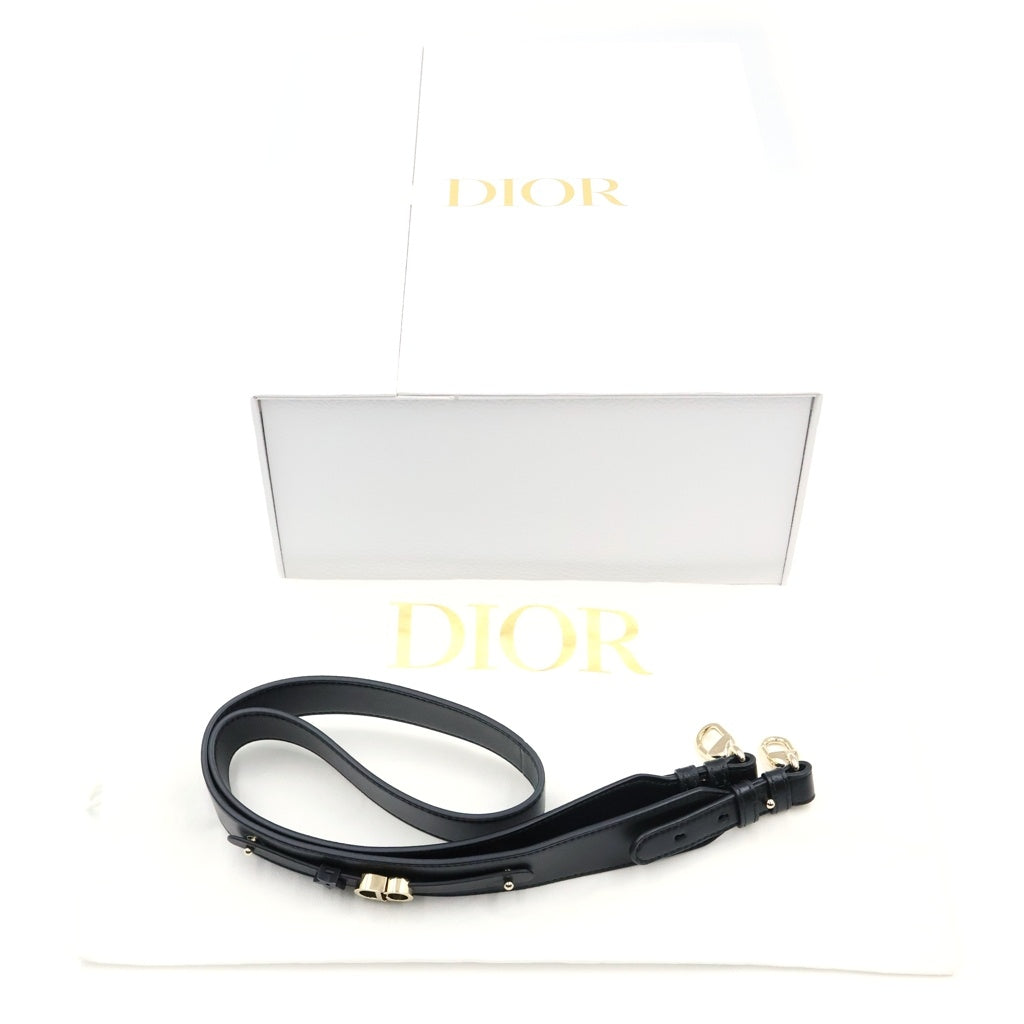 DIOR(ディオール) レディディオール スモール 2WAYハンドバッグ ショルダーバッグ ブラック レザー ゴールド金具 レディース