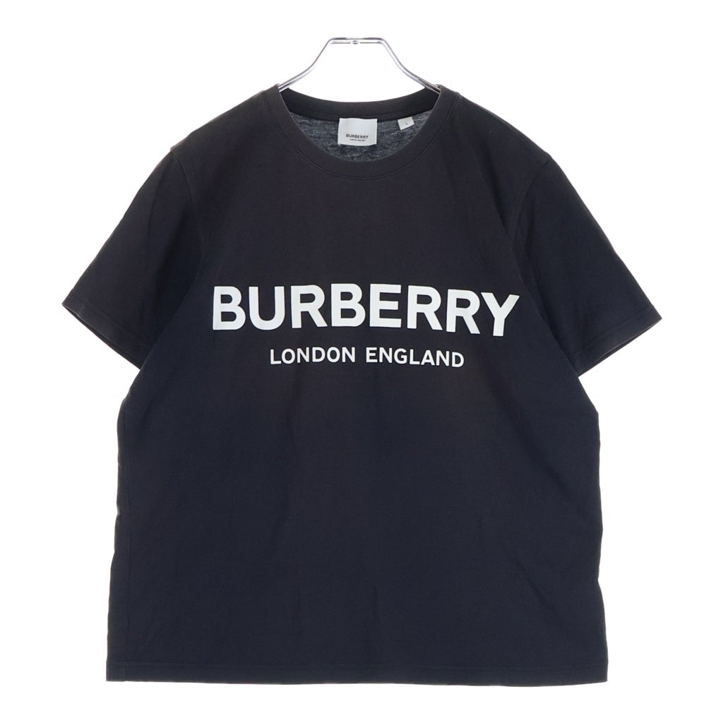 BURBERRY(バーバリー) フロントロゴ半袖Tシャツ カットソー ブラック 8011651 レディース