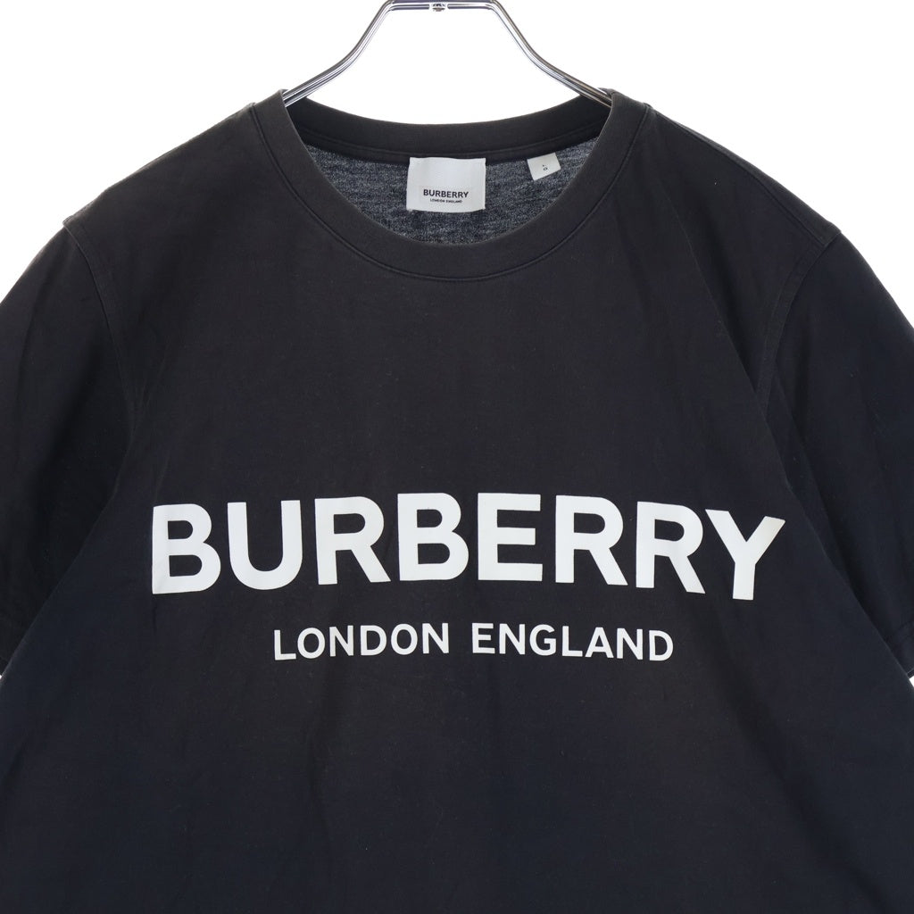 BURBERRY(バーバリー) フロントロゴ半袖Tシャツ カットソー ブラック 8011651 レディース