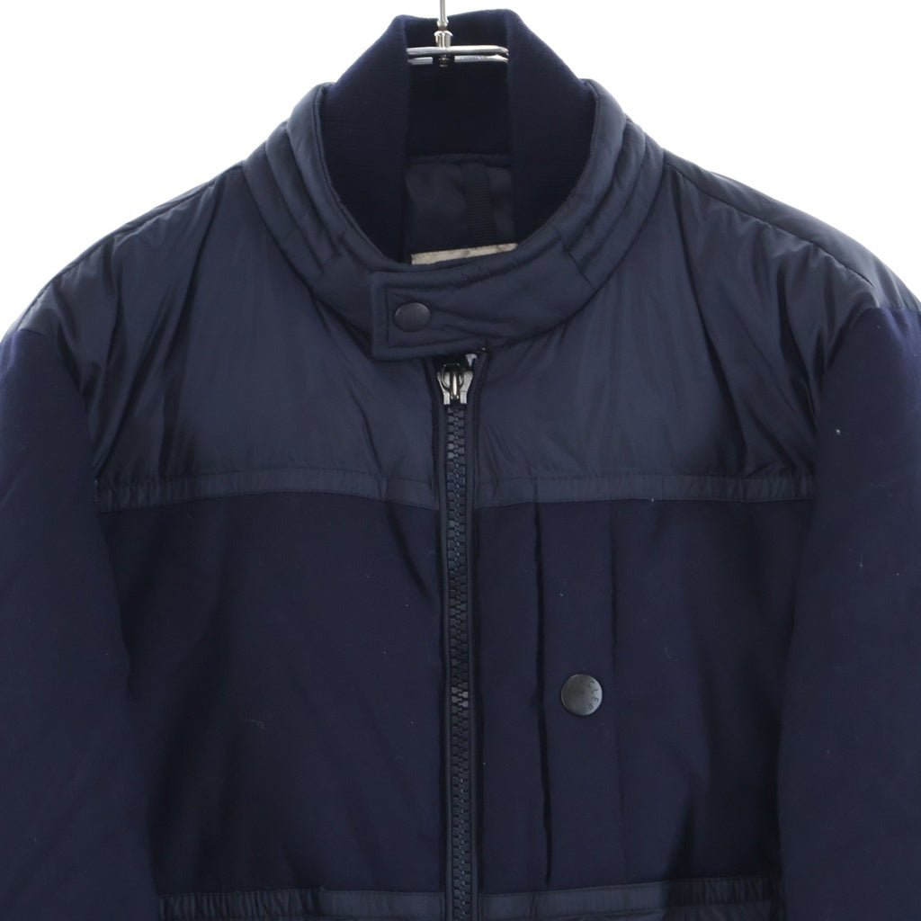 MONCLER(モンクレール) 18AW BAPTIEU バプティュー ウール切り替え ジップアップ ダウンジャケット ネイビー レディース D20914034585