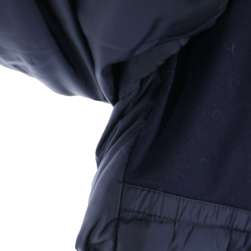 MONCLER(モンクレール) 18AW BAPTIEU バプティュー ウール切り替え ジップアップ ダウンジャケット ネイビー レディース D20914034585