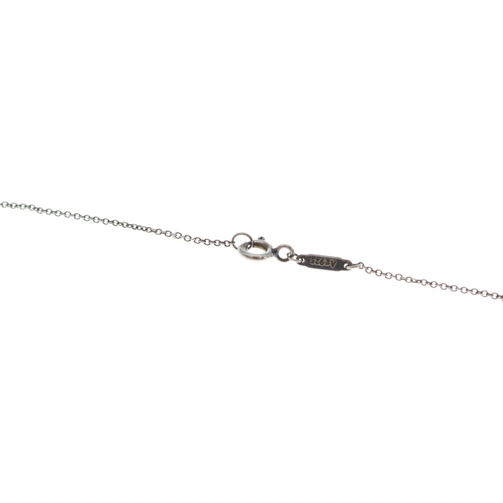 TIFFANY & Co.(ティファニー) リターントゥティファニー ダブルハート ネックレス ペンダント チェーン シルバー×レッド SV925 レディース