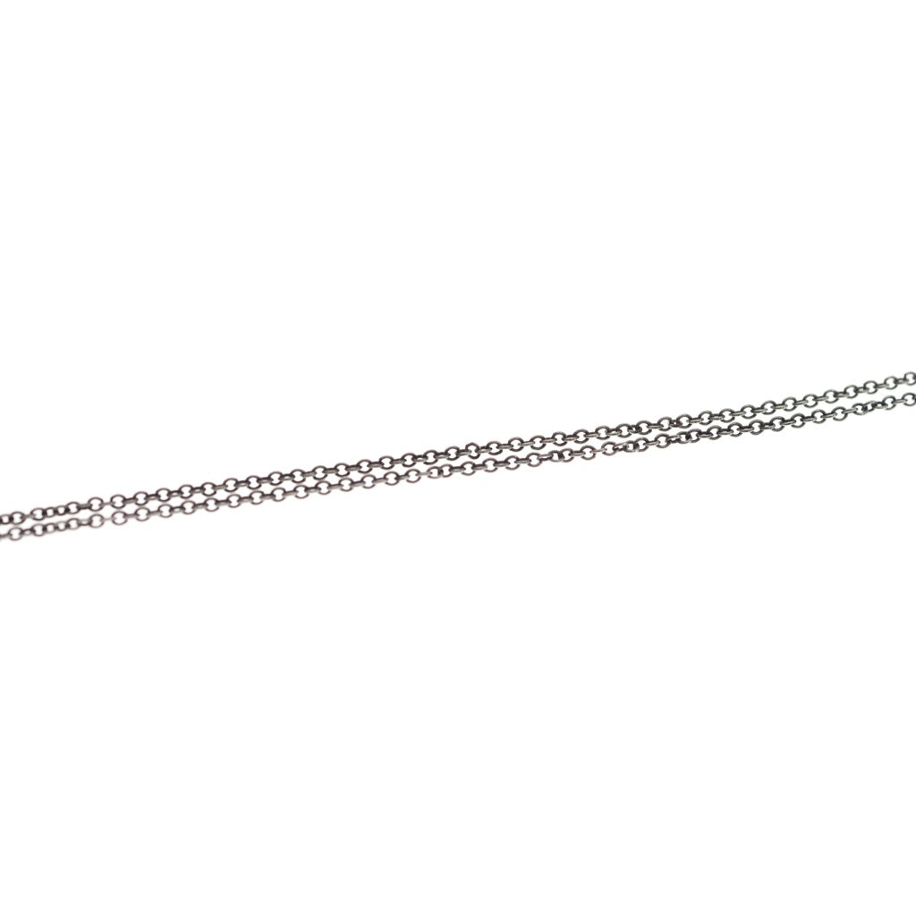 TIFFANY & Co.(ティファニー) リターントゥティファニー ダブルハート ネックレス ペンダント チェーン シルバー×レッド SV925 レディース