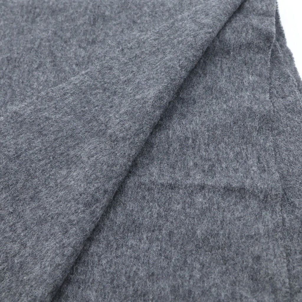 Acne Studios(アクネ ストゥディオズ) Wool Stole 大判フリンジストール マフラー ウール イタリア製 グレー