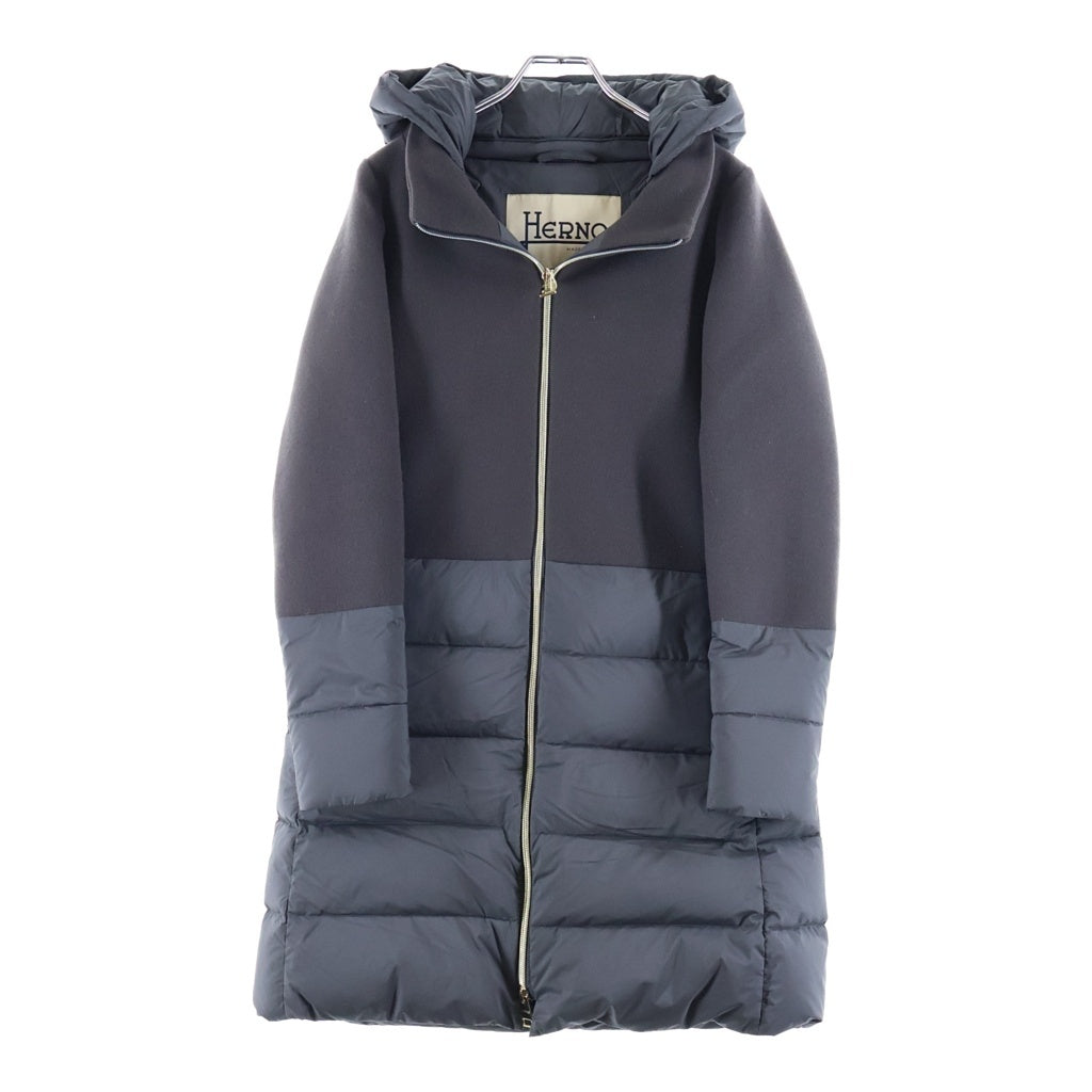 HERNO(ヘルノ) フード付きダウンコート グレー PI0848Dー39601ー9450 レディース