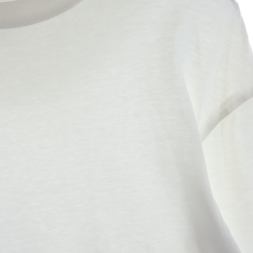 JIL SANDER +(ジルサンダープラス) フロントロゴ クルーネック ロングスリーブTシャツ ホワイト J40GC0002 J45048 レディース