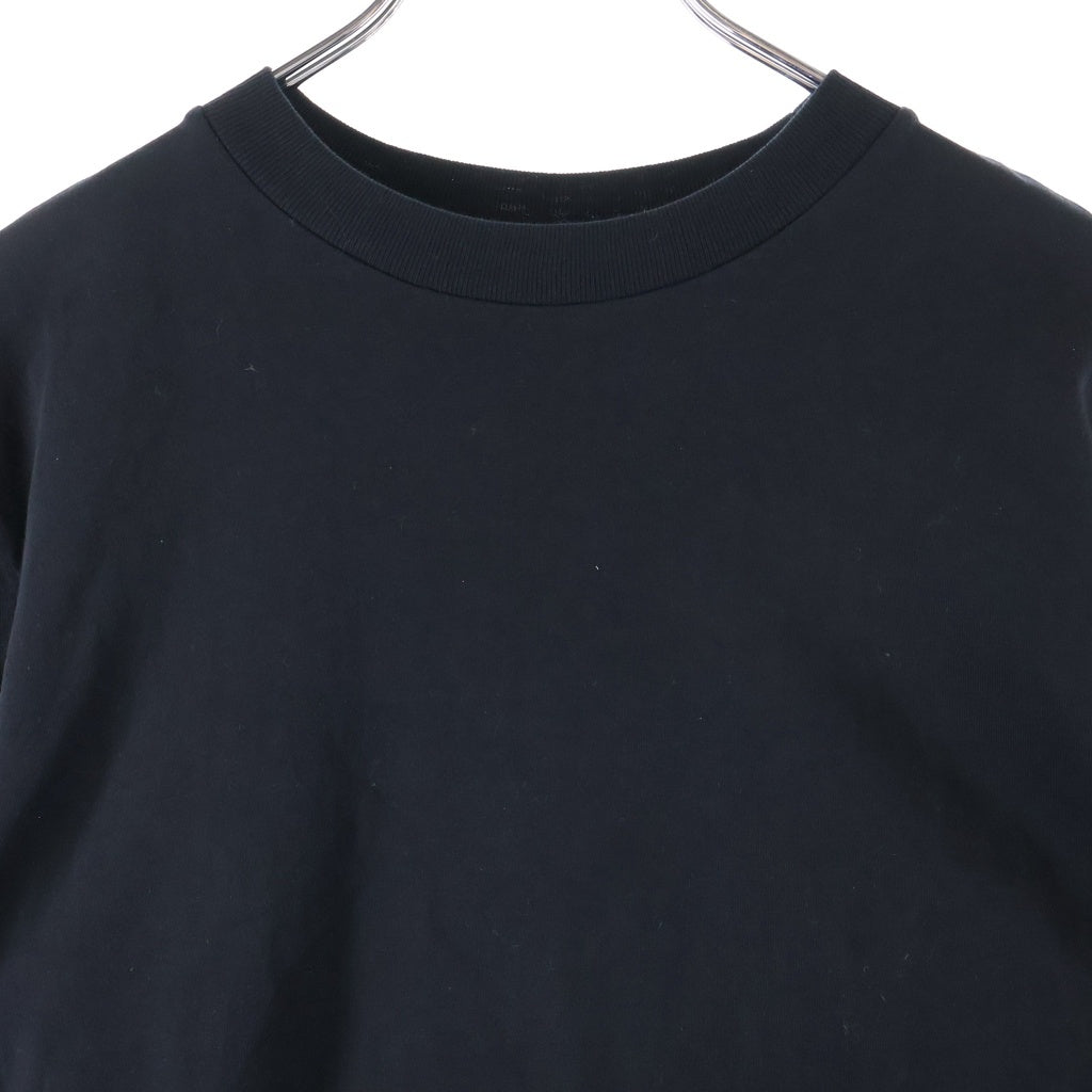 JIL SANDER +(ジルサンダープラス) フロントロゴ クルーネック ロングスリーブTシャツ ブラック J40GC0002 J45048 レディース