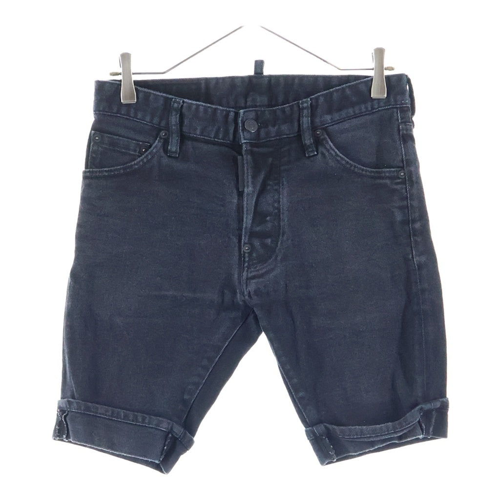 DSQUARED2(ディースクエアード) ショートデニムパンツ ブラック S74MU0441 S30564