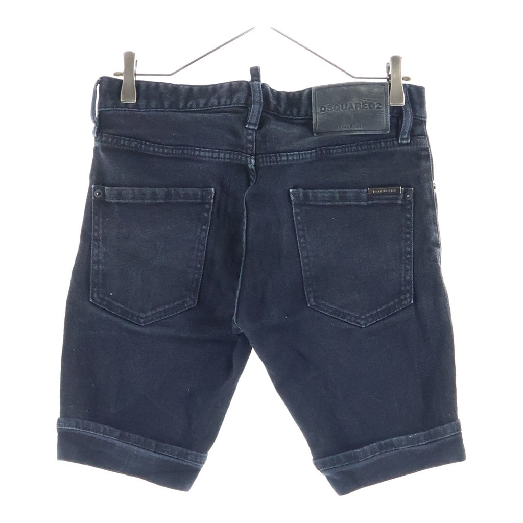 DSQUARED2(ディースクエアード) ショートデニムパンツ ブラック S74MU0441 S30564