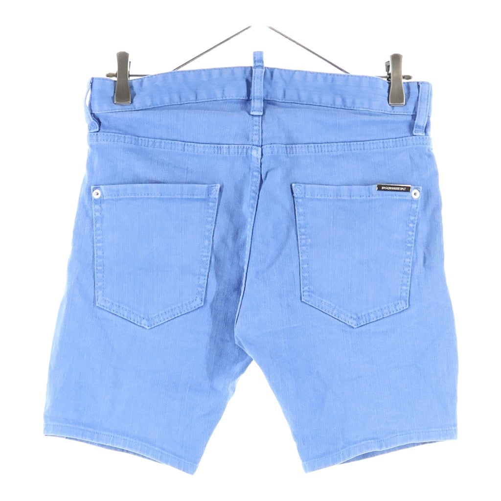 DSQUARED2(ディースクエアード) ショートデニムパンツ ブルー S74MU0358 S39781