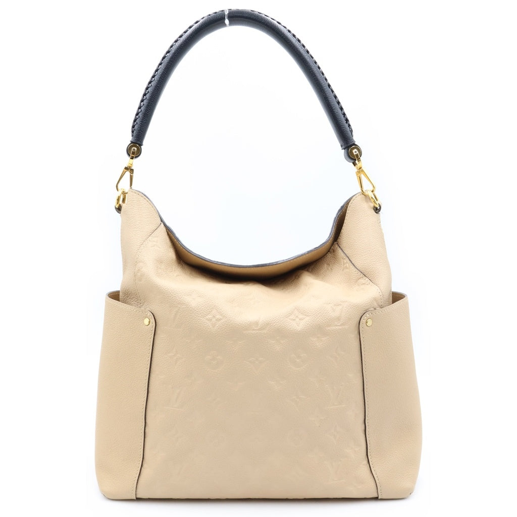 LOUIS VUITTON(ルイヴィトン) モノグラムアンプラント バガテル ハンド ショルダーバッグ レザー ベージュ系 M50075 レディース