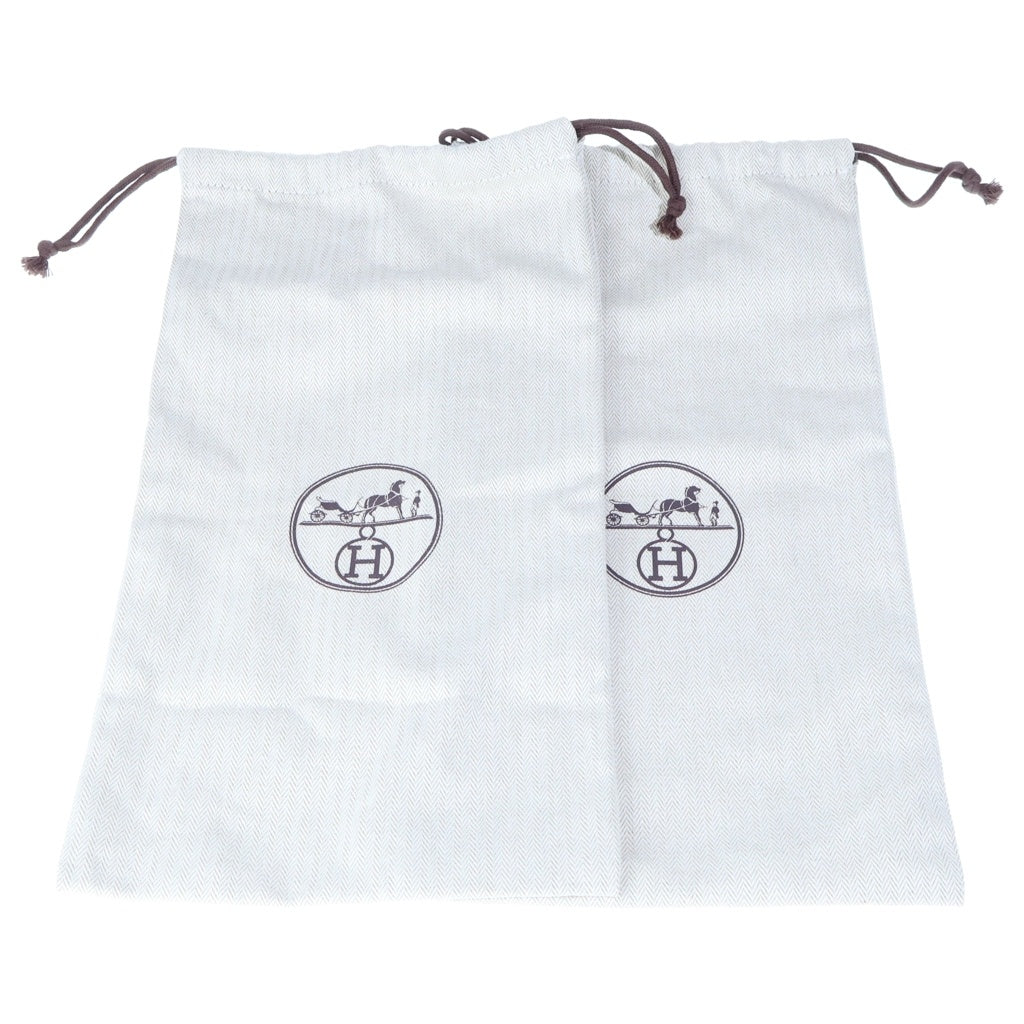 HERMES(エルメス) AVANTAGE アヴァンタージュ Hロゴ レザー ローカット スニーカー #36 ホワイト/オレンジ レディース