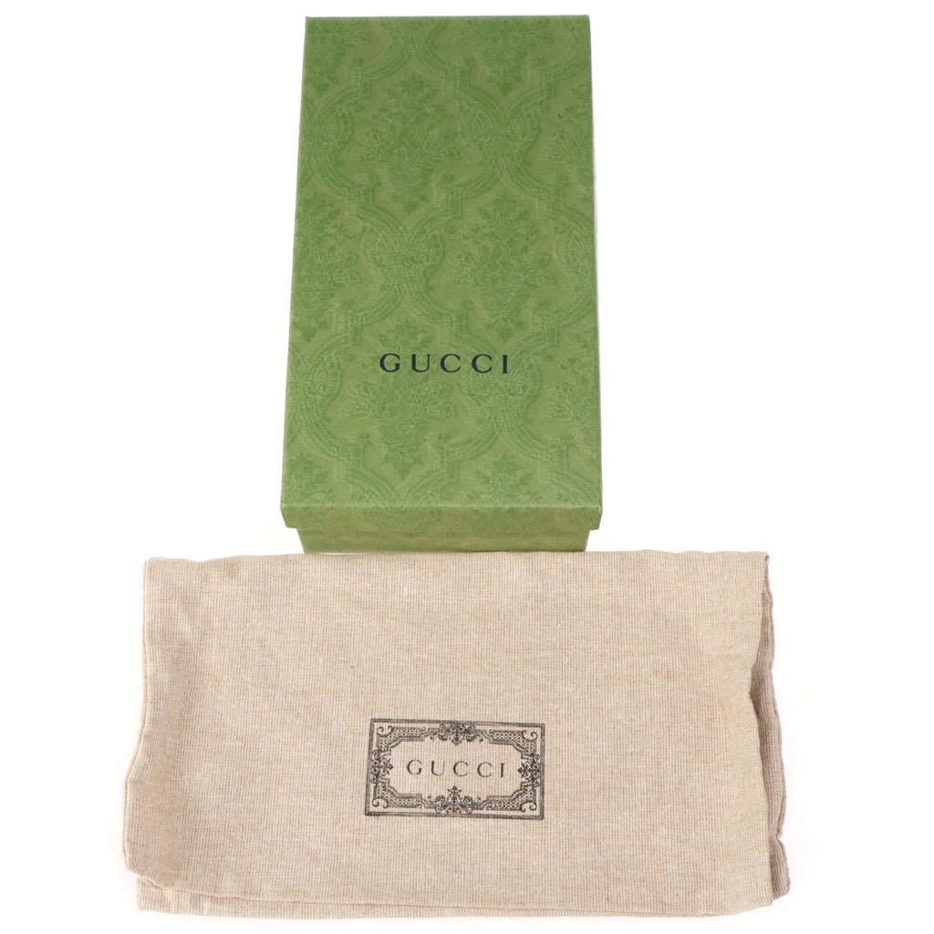 GUCCI(グッチ) スクリプト ラウンドファスナー長財布 ロングウォレット カードケース ピンク レザー 772642 ゴールド金具 レディース